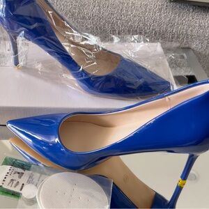 Elegant Blue Women's Heels